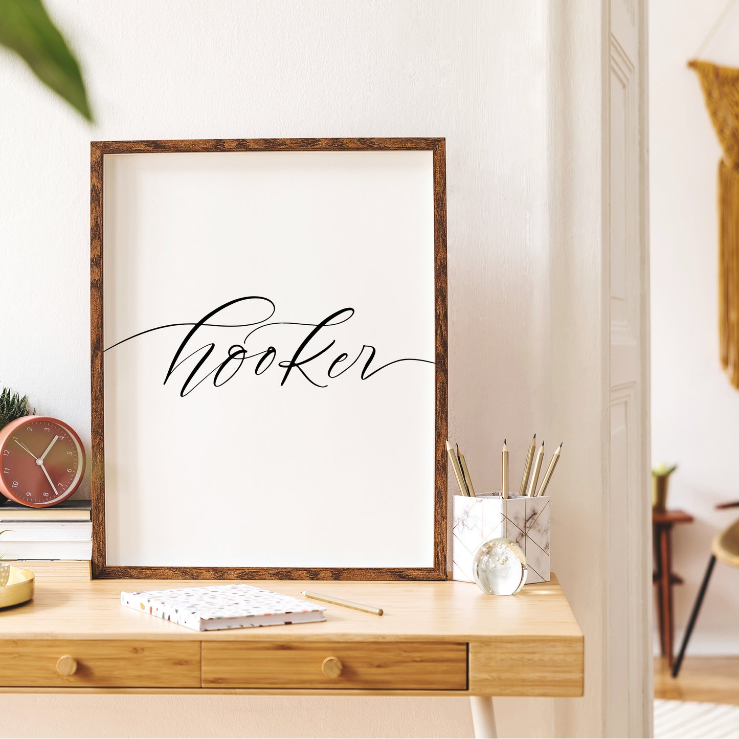 Hooker Wall Art *Digital Download*