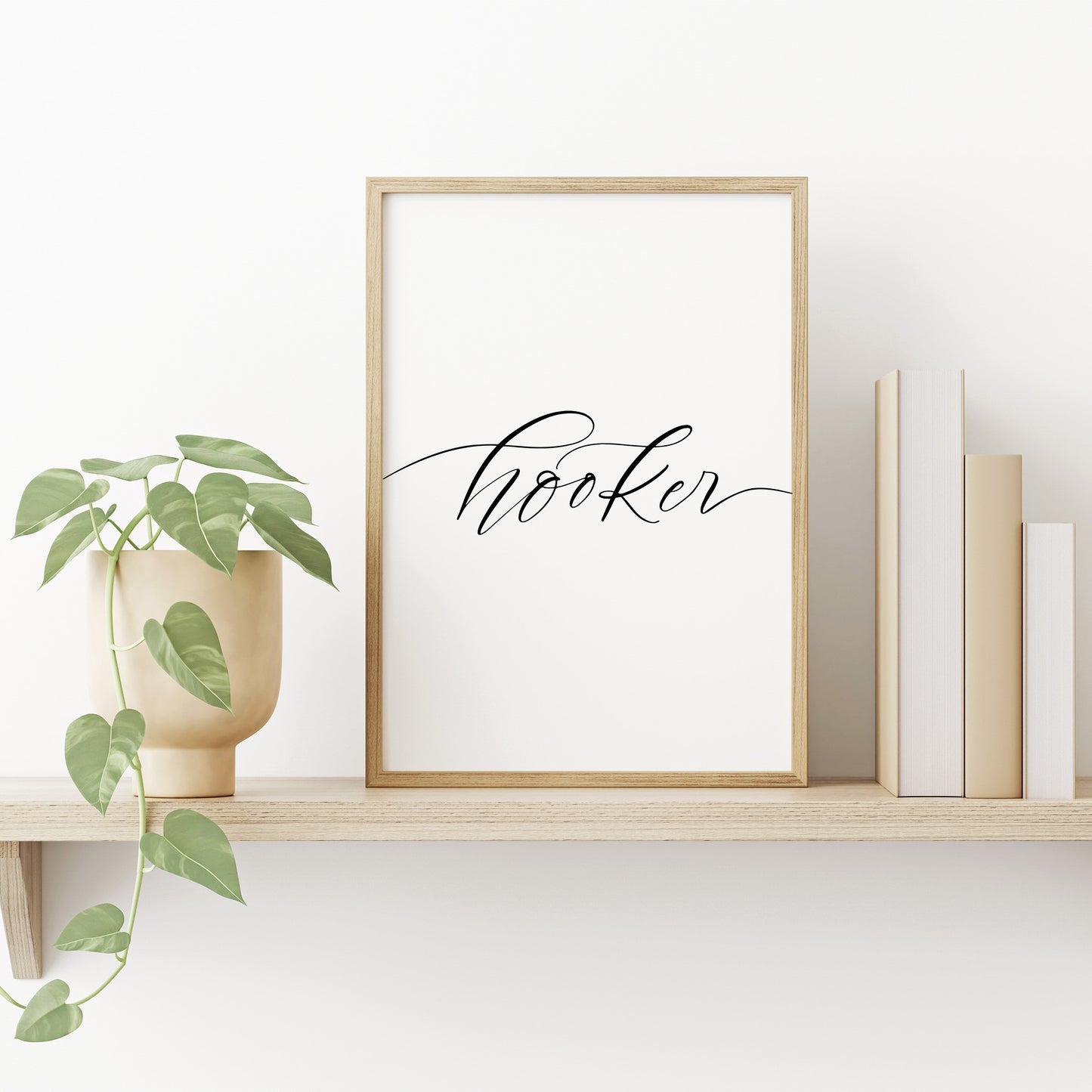 Hooker Wall Art *Digital Download*