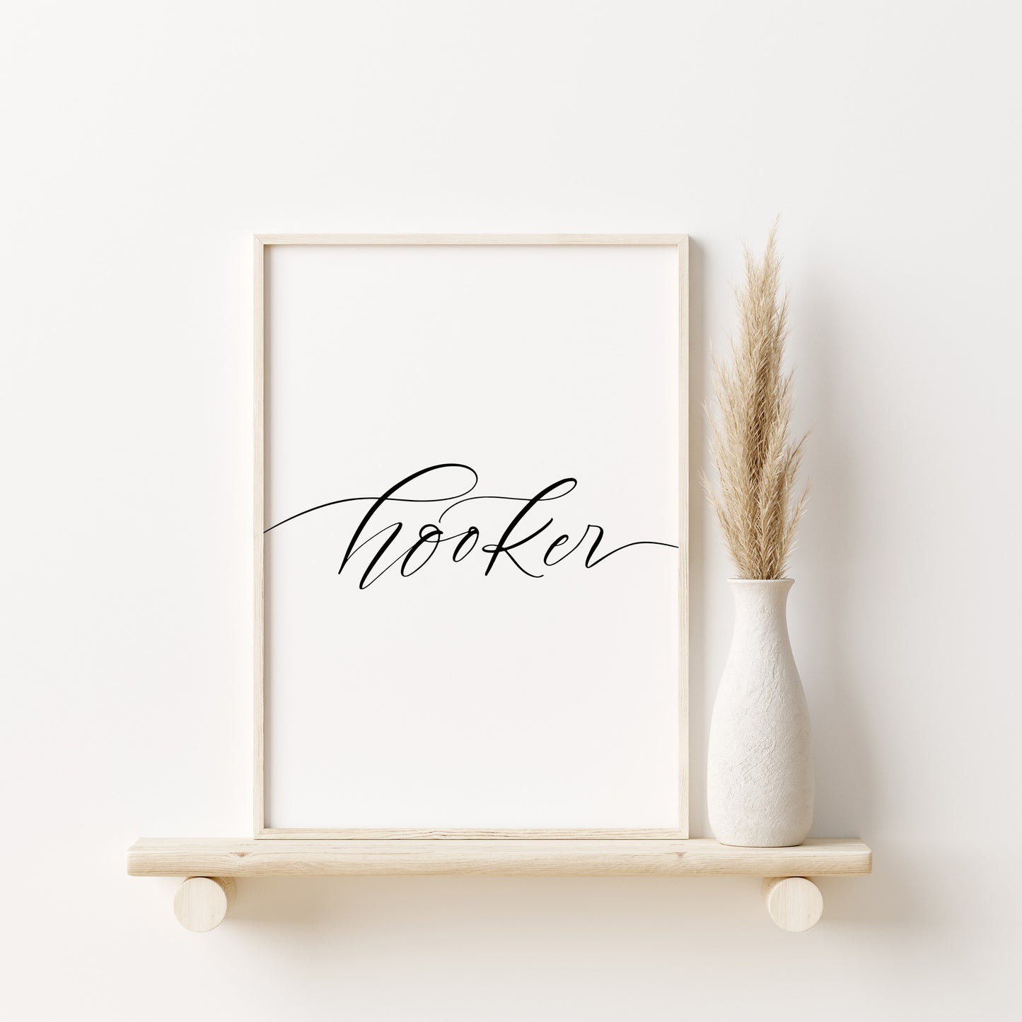 Hooker Wall Art *Digital Download*