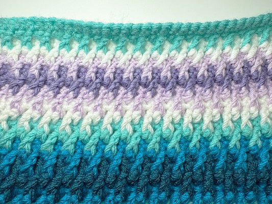 Alpine Crochet Stitch Tutorial (Left-Handed)