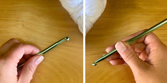 How to Hold Your Crochet Hook - Guide for Beginners