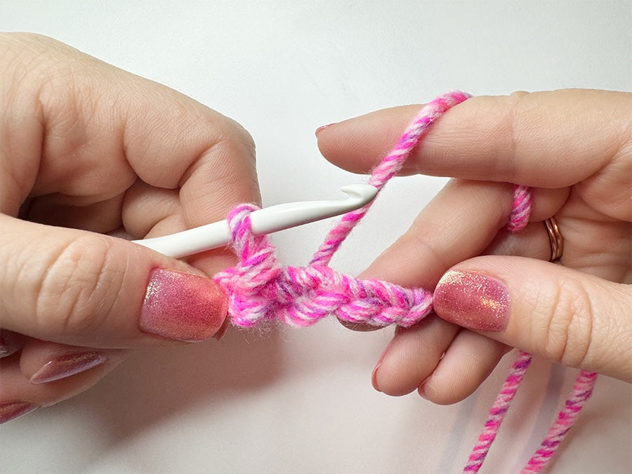 How to Crochet a Slip Stitch - Step-by-Step for Beginners (Left-Handed)