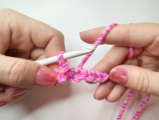 How to Crochet a Slip Stitch - Step-by-Step for Beginners (Left-Handed)