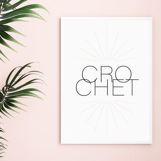 CRO-CHET Geometric Wall Art *Digital Download*